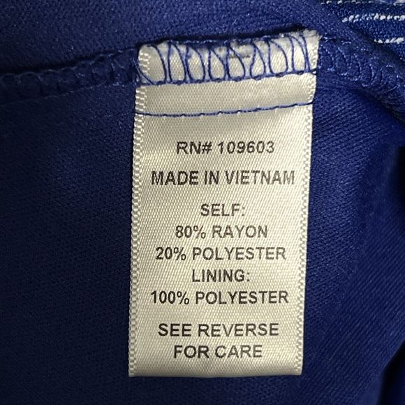 Rabbit Rabbit Rabbit Designs Sheer Maxi Dress Women’s 8 Blue Long Floral Lined - Picture 14 of 17